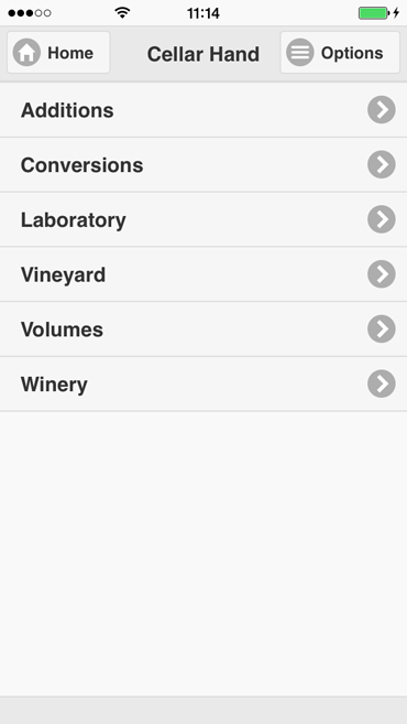 CellarHand Pocket - Screen 1