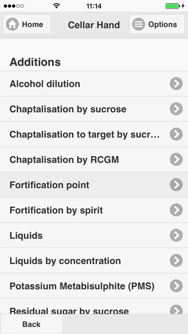 CellarHand Pocket - Screen 2
